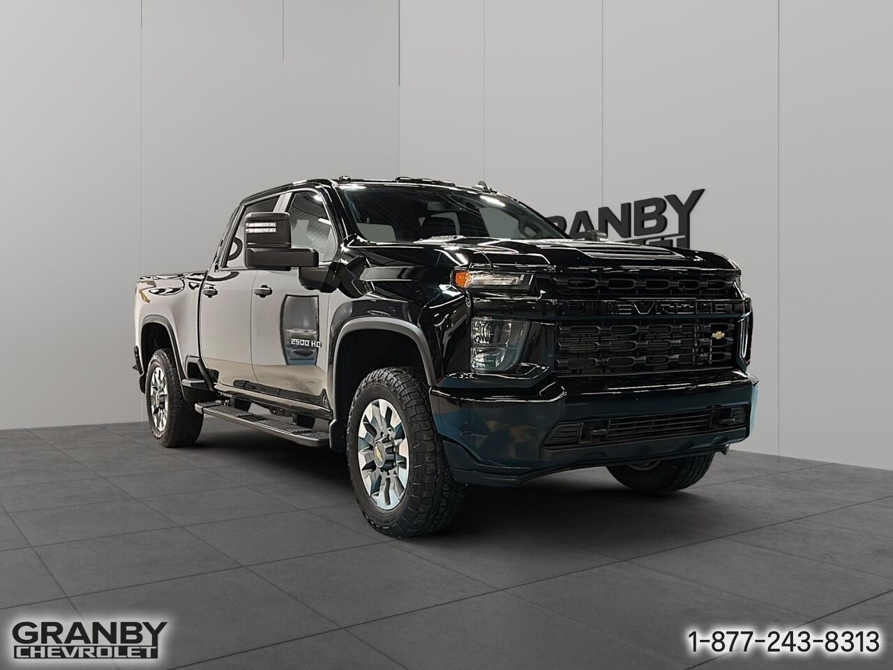 2023 Chevrolet Silverado 2500HD Custom cabine multiplace 4RM 159 po | G3705 Black Granby - photo #2