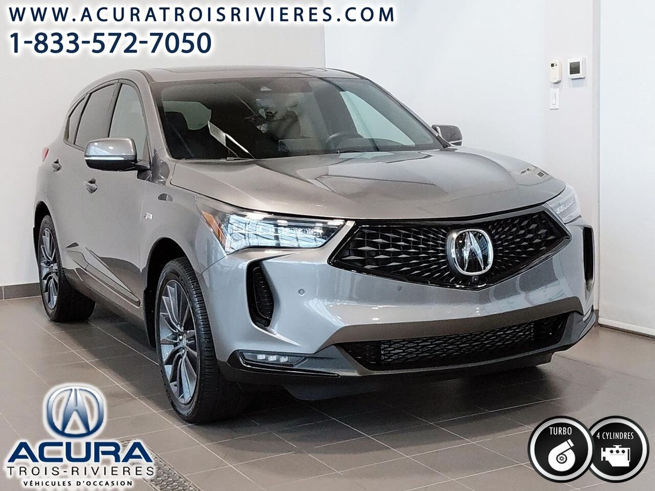 Acura RDX PLATINUM CARBONE 2023 Gris Trois-Rivières - photo #1