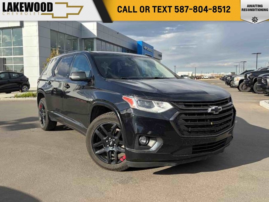 2019 Chevrolet Traverse Premier Redline Edition AWD 3.6L 7 Passenger | Dual Panel Power Sunroof Black