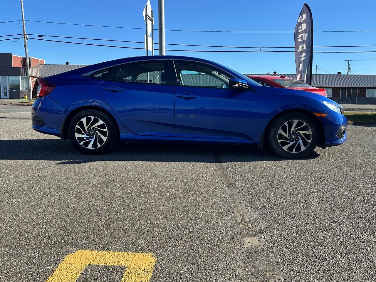 2018 Honda CIVIC EX CIVIC EX Blue Matane - photo #5