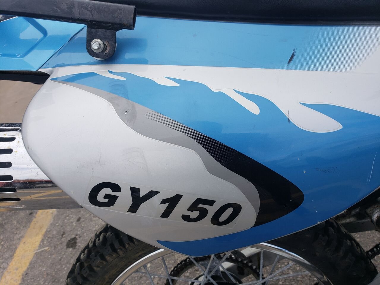 2005 CHONGQING HUANSONG G HS150GY Blue  - photo #9