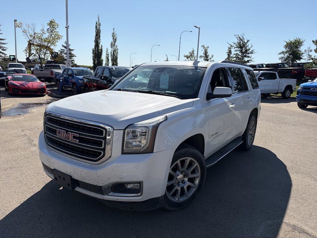 2017 GMC Yukon 4WD 4dr SLT White Sherwood Park - photo #1