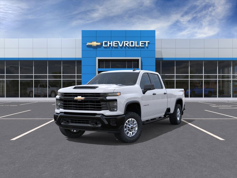 CHEVROLET Silverado 2500HD K2500 HD SILVERADO CREW CAB WT L/BOX (1WT) 2026 BLANC SOMMET Mont-Laurier - photo #0