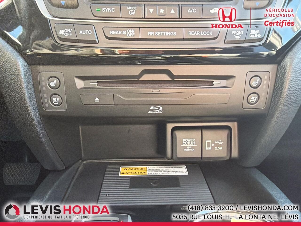 2021 Honda Pilot Touring 7P Touring 7 places TI White Lévis - photo #15