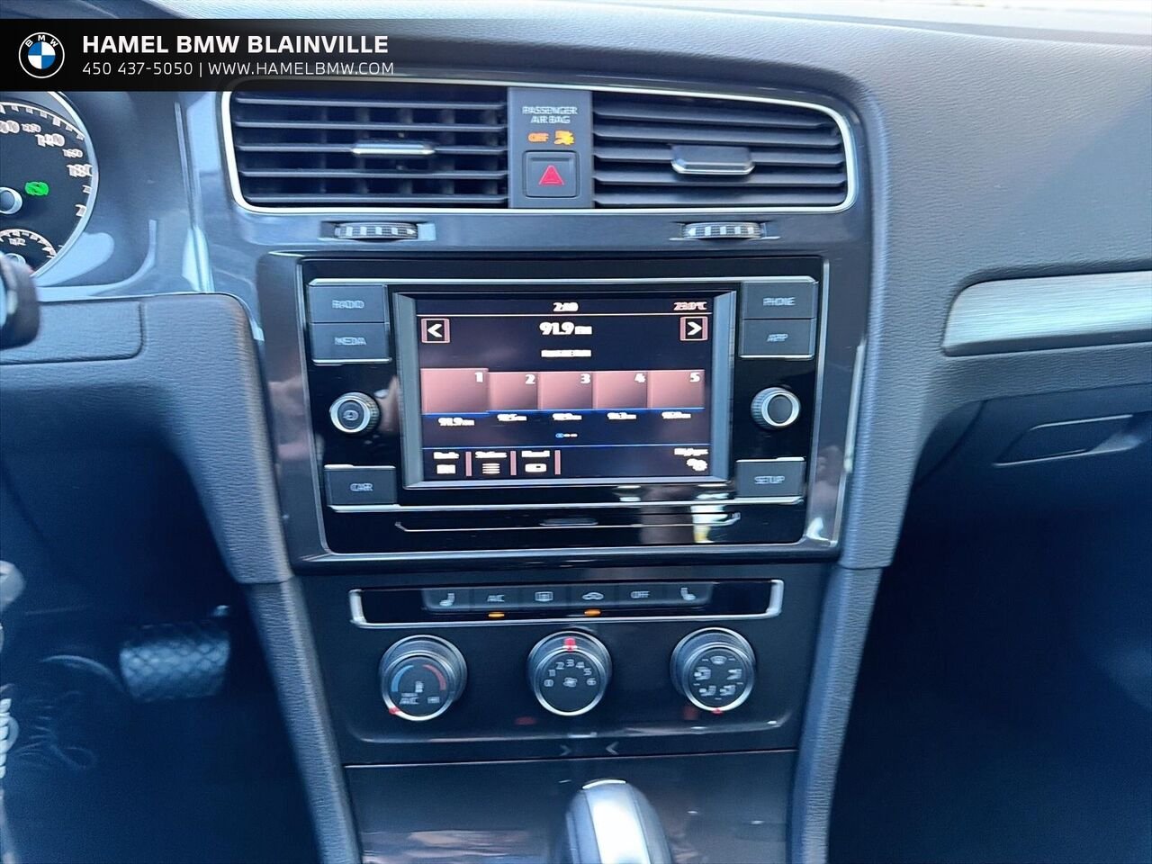 2019 Volkswagen Golf Comfortline 5 portes avec boîte automatique Black Blainville - photo #12