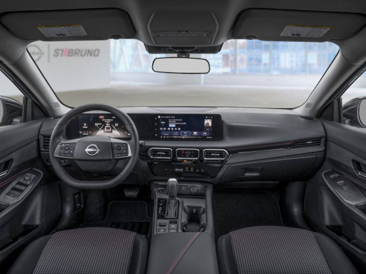 2026 Nissan Sentra Aspen White TriCoat/Super Black Saint-Basile-le-Grand - photo #7