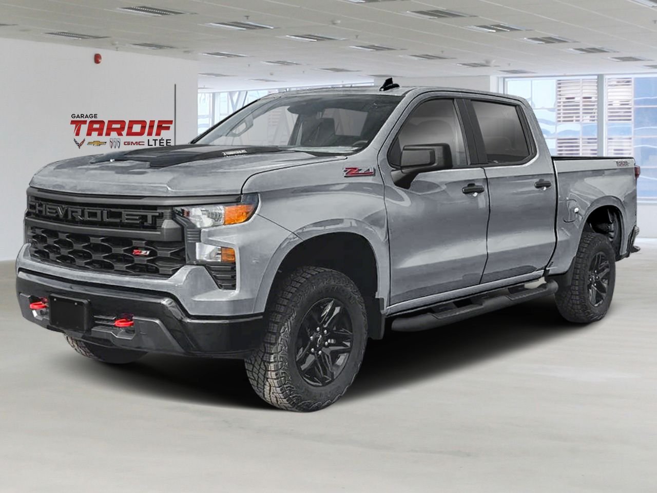 CHEVROLET Silverado 1500 Custom Trail Boss cabine multiplace 4RM 157 po 2026 Gris sterling métallisé Amos - photo #0