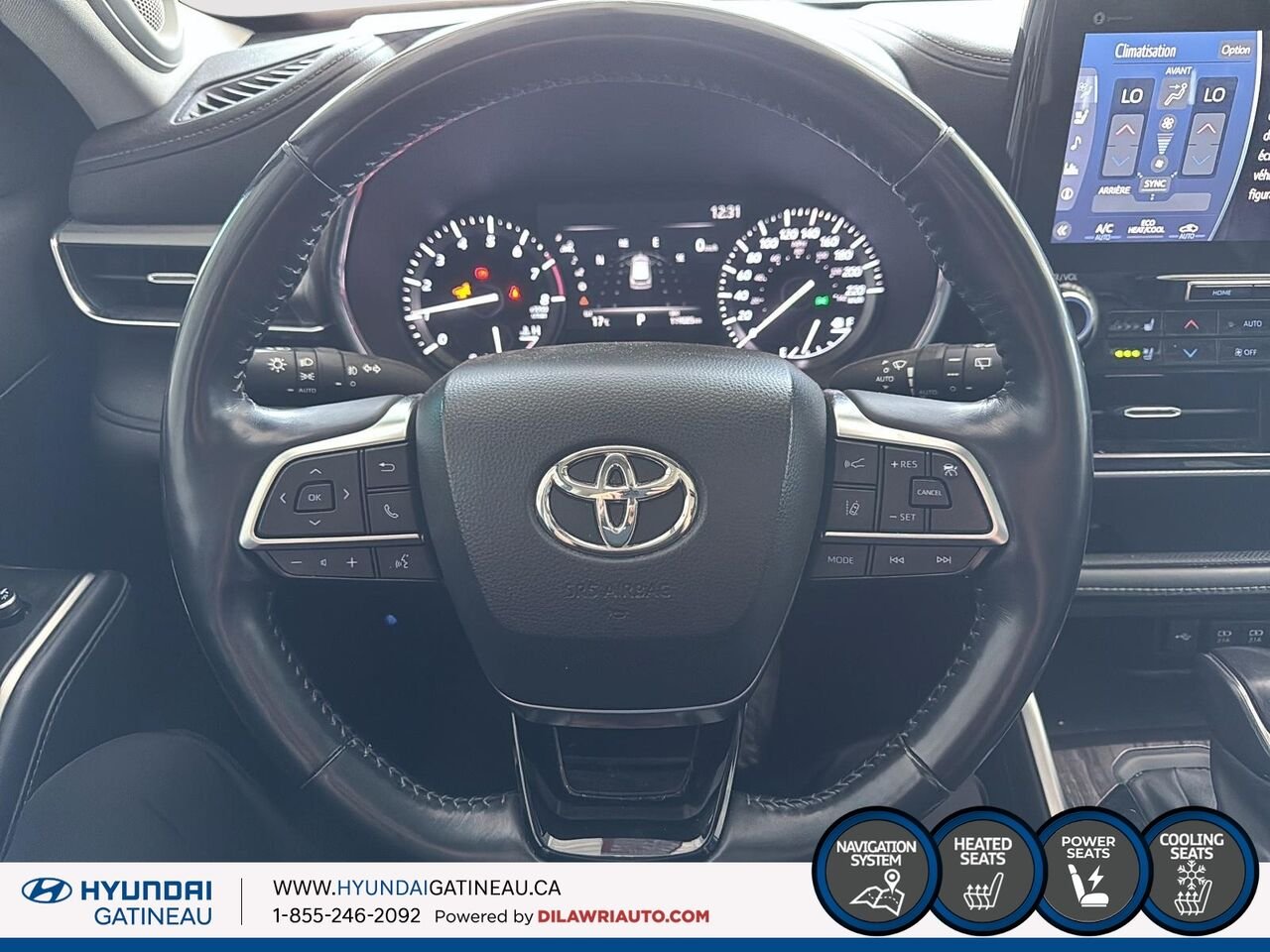 Toyota Highlander Limited TI*** AWD , CUIR , SIEGES CHAUFFANTS *** 2021 Ottawa & Gatineau - photo #11