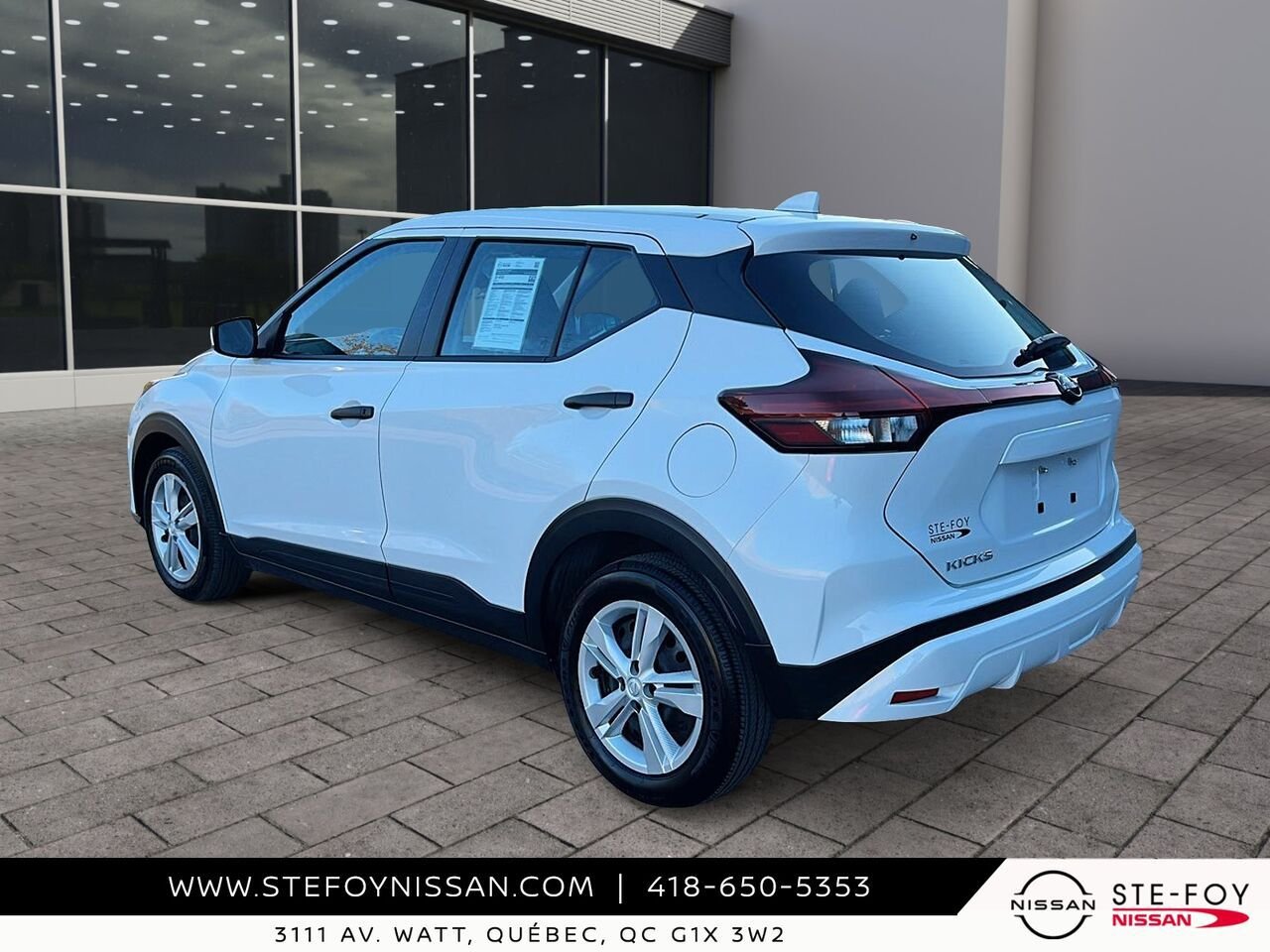 2024 Nissan Kicks S TA White Ste-Foy - photo #3