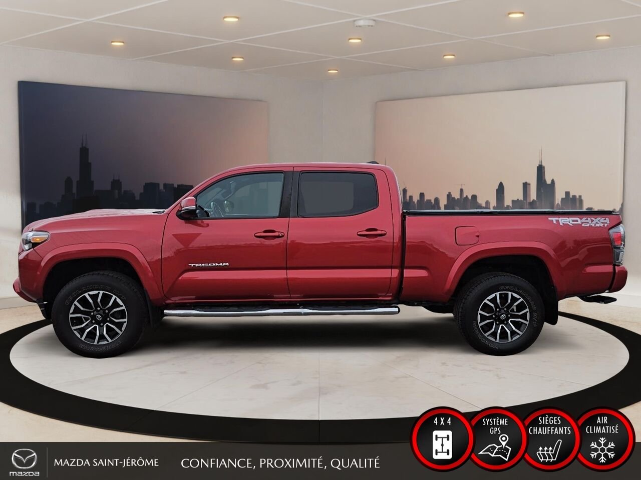 2021 Toyota Tacoma TRD SPORT | 1 PROPRIÉTAIRE | CREWCAB | V6 | 4X4 | AUTOMATIQUE Red Saint-Jérôme - photo #10