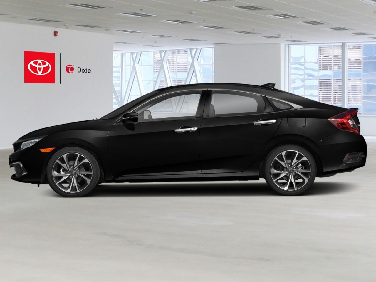 2019 Honda Civic Sedan TOURING CVT Black Mississauga - photo #1