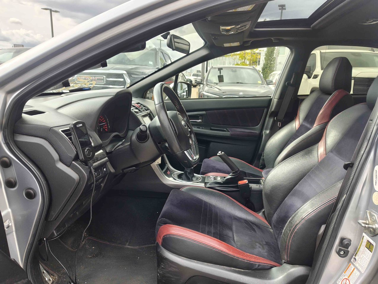 2015 Subaru WRX STI 4dr Sdn STI Man w/Sport Pkg Grey Sherwood Park - photo #6