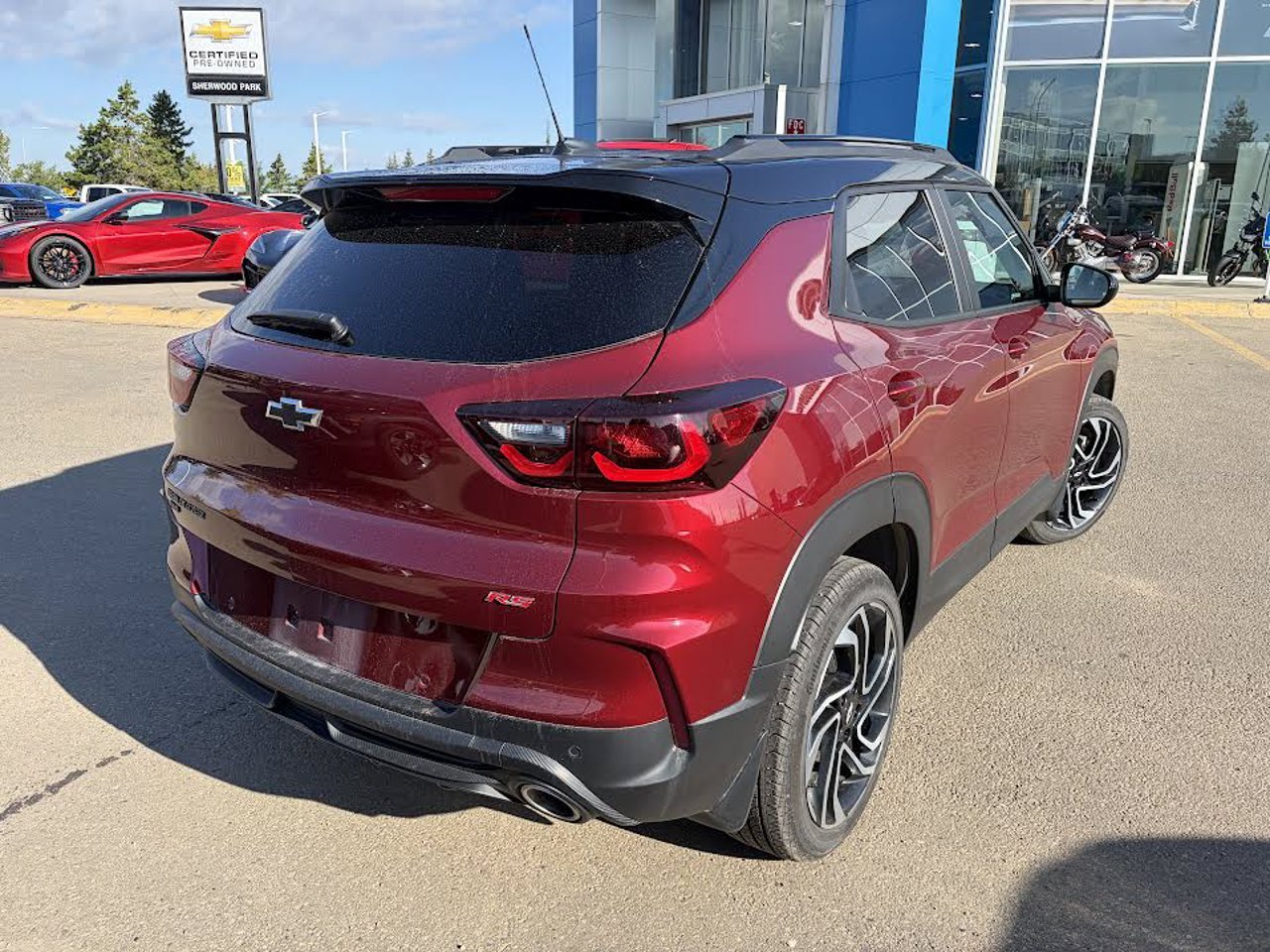 2025 Chevrolet Trailblazer AWD 4dr RS Red Sherwood Park - photo #4