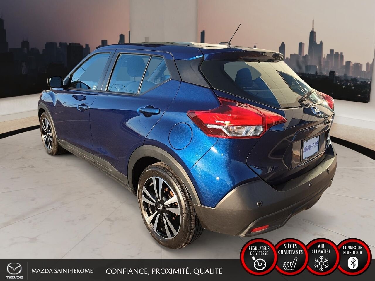 Nissan Kicks SV | JAMAIS ACCIDENTÉ | SIÈGES CHAUFFANTS | APPLE CARPLAY | DÉMARREUR À DISTANCE 2020 Bleu Saint-Jérôme - photo #8