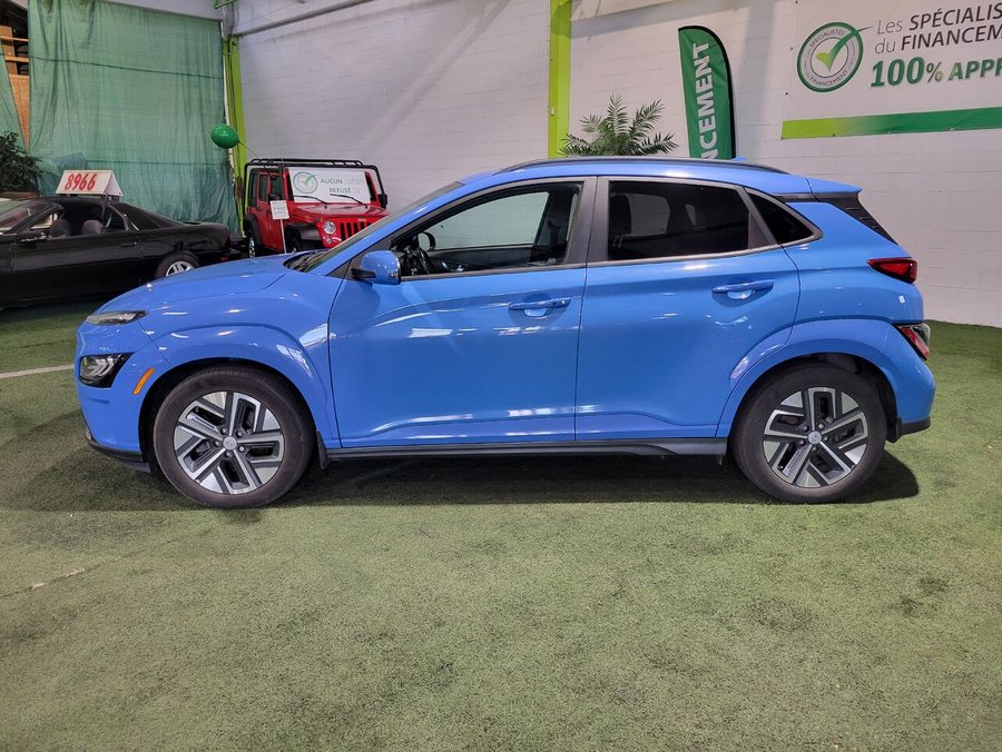 Hyundai Kona électrique Ultimate TA 2022 Bleu