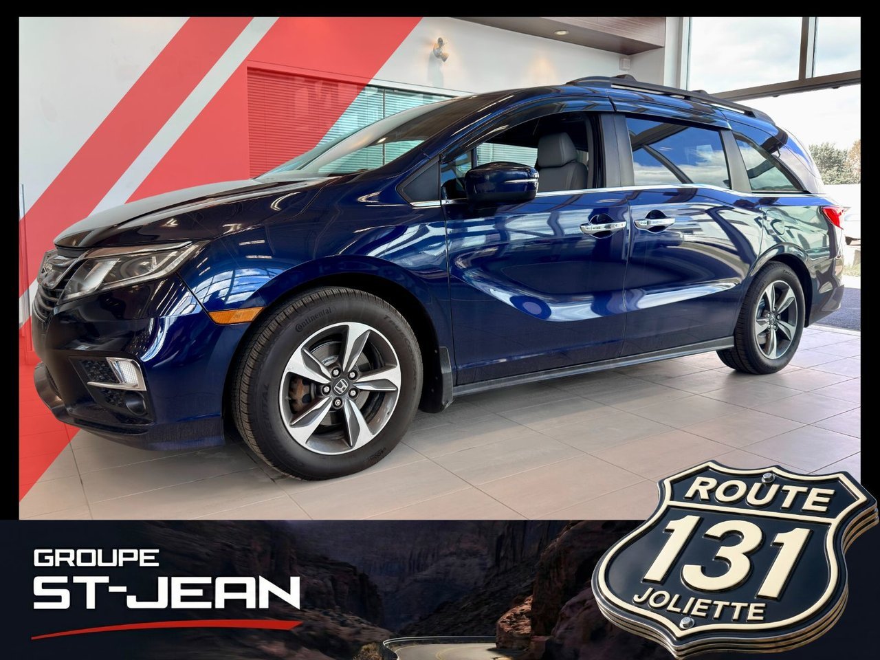 2018 Honda Odyssey Blue Notre-Dame-des-Prairies - photo #0