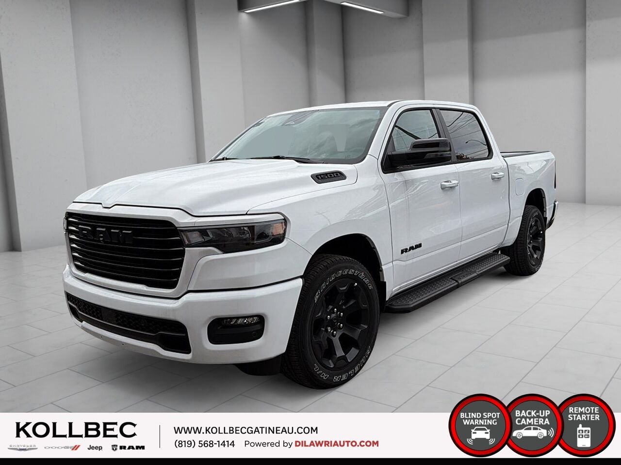 RAM 1500 Sport cabine d'équipe 4x4 caisse de 5 pi 7 po 2026 Blanc éclatant Ottawa & Gatineau - photo #0