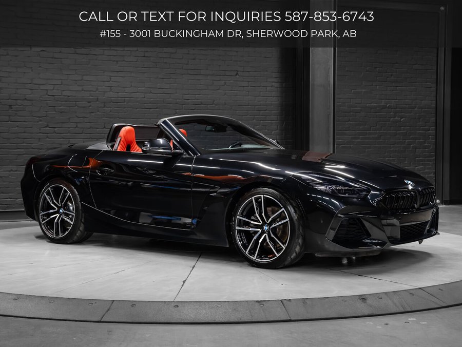 2019 BMW Z4 sDrive30i | Tinted Headlights & Taillights | Heads Up Display | Clean CARFAX Black