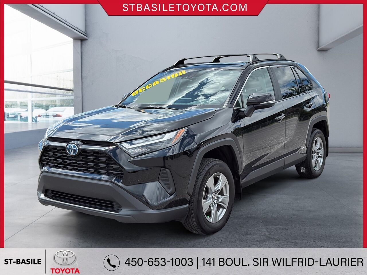 Black 2022 Toyota RAV4 Hybrid SUV / Crossover All-Wheel Drive Automatic