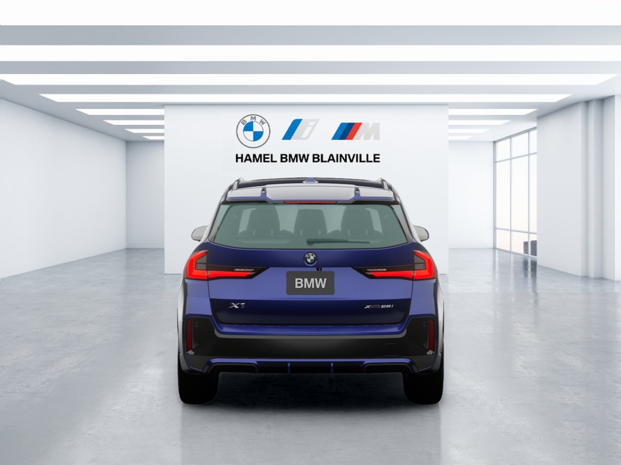 BMW X1 xDrive28i 2026 Bleu Portimao givré métallisé Blainville - photo #4
