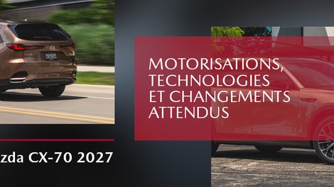 Mazda CX-70 2027 : motorisations, technologies et changements attendus