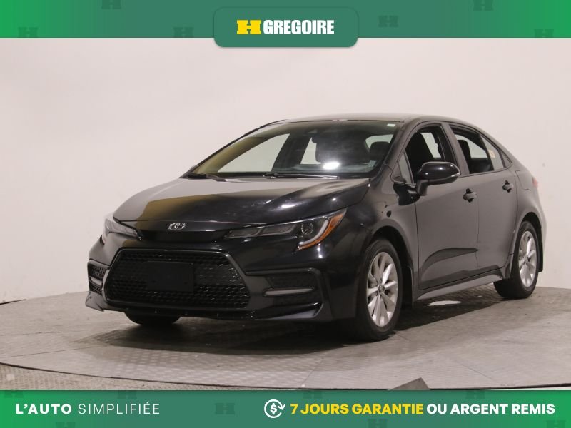 Toyota Corolla SE AUTO AC NAV MAGS GR ELECT CAM RECUL BLEUTOOTH 2022 Noir