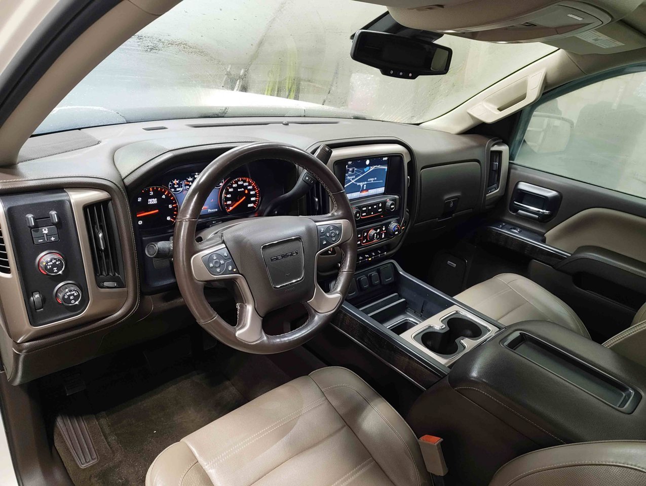 2014 GMC Sierra 1500 4WD Crew Cab Short Box Denali White Sherwood Park - photo #6