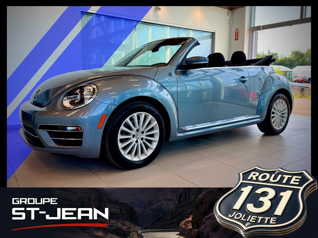 2019 Volkswagen Beetle Convertible Blue Notre-Dame-des-Prairies - photo #0