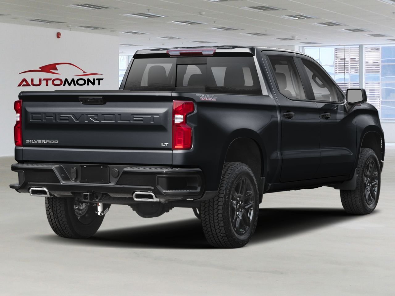 CHEVROLET Silverado 1500 K1500 SILVERADO CREW CAB LT TRAIL BOSS S/BOX (2LT) 2026 Noir Mont-Laurier - photo #2