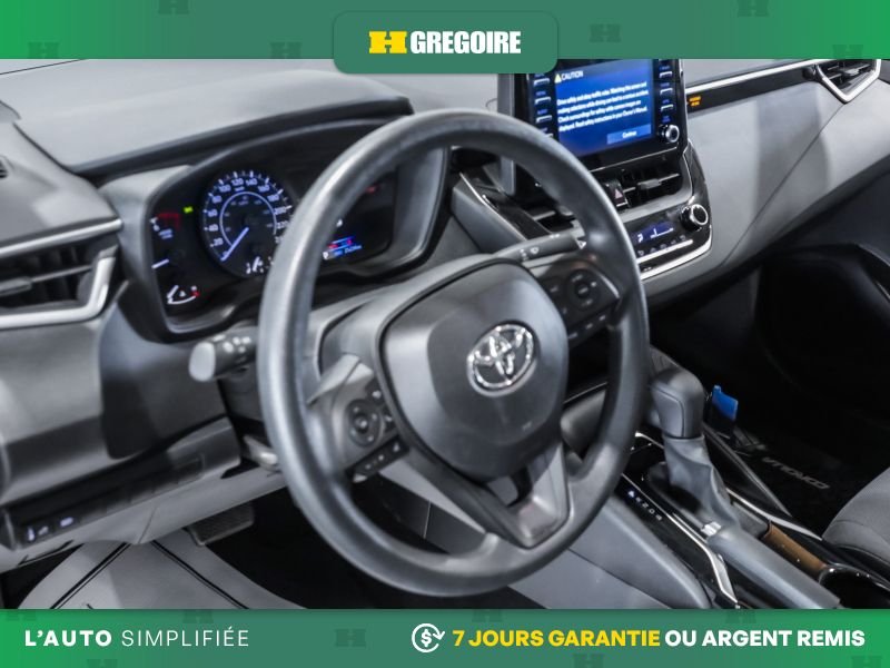 Toyota Corolla 820691 | L AUTO AC GR ELEC CAM RECULE BLUETOOTH 2021 Noir Laval - photo #11