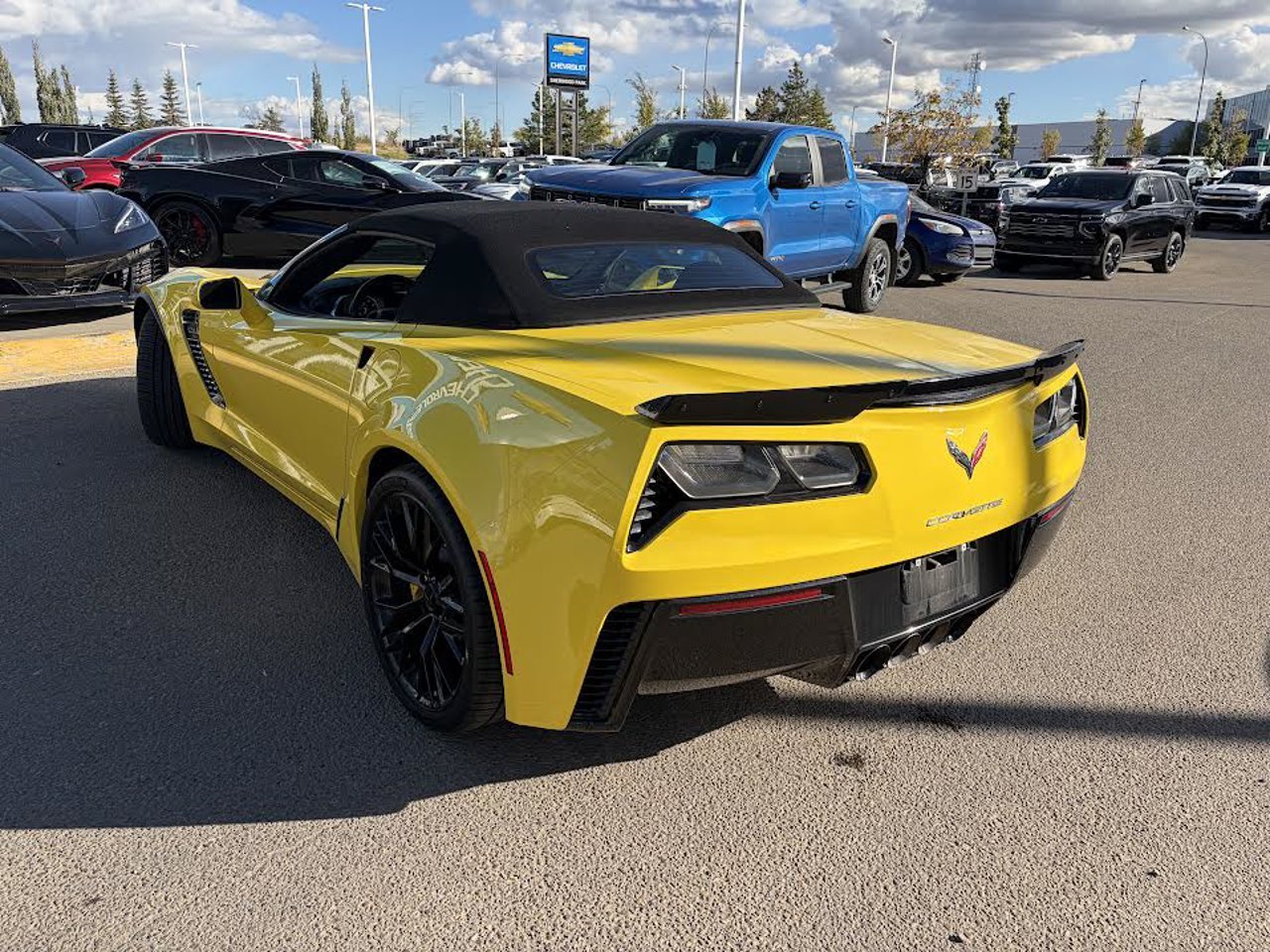 2016 Chevrolet Corvette 2dr Z06 Conv w/1LZ Yellow Sherwood Park - photo #3