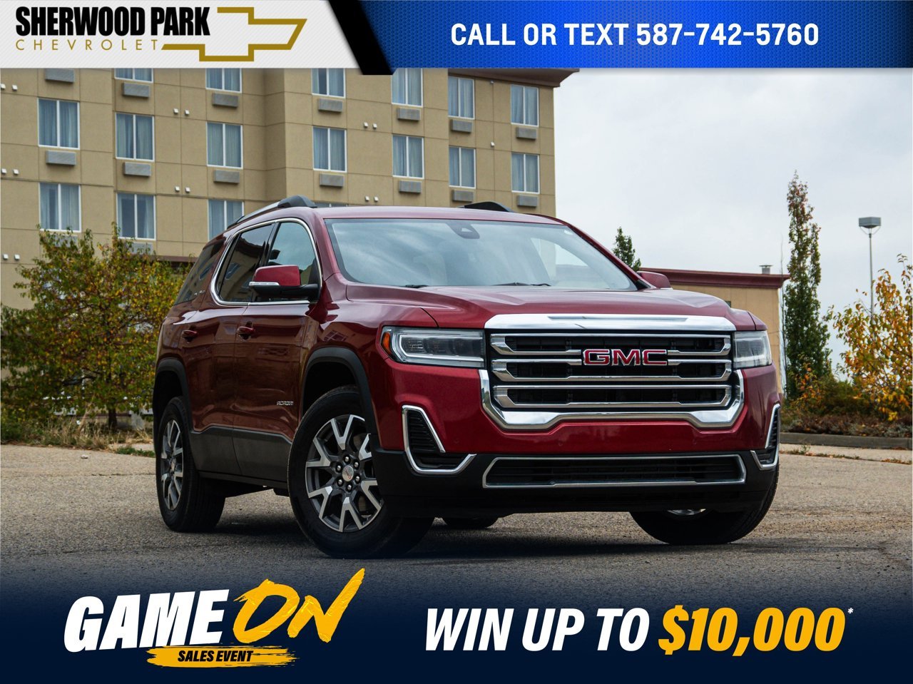 2023 GMC Acadia AWD 4dr SLE Red Sherwood Park - photo #0