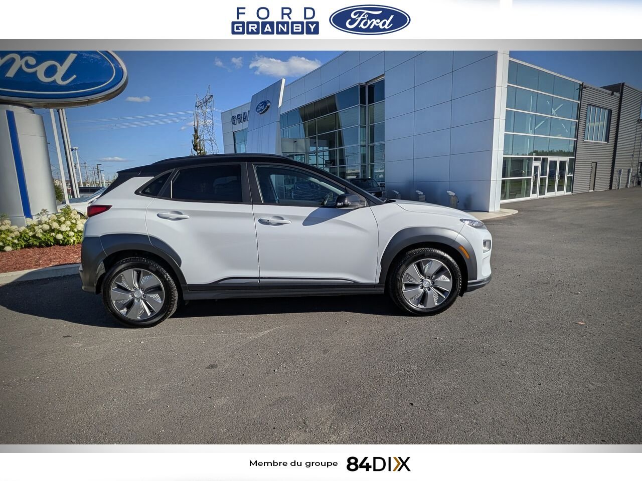 2021 Hyundai Kona Electric White Granby - photo #5