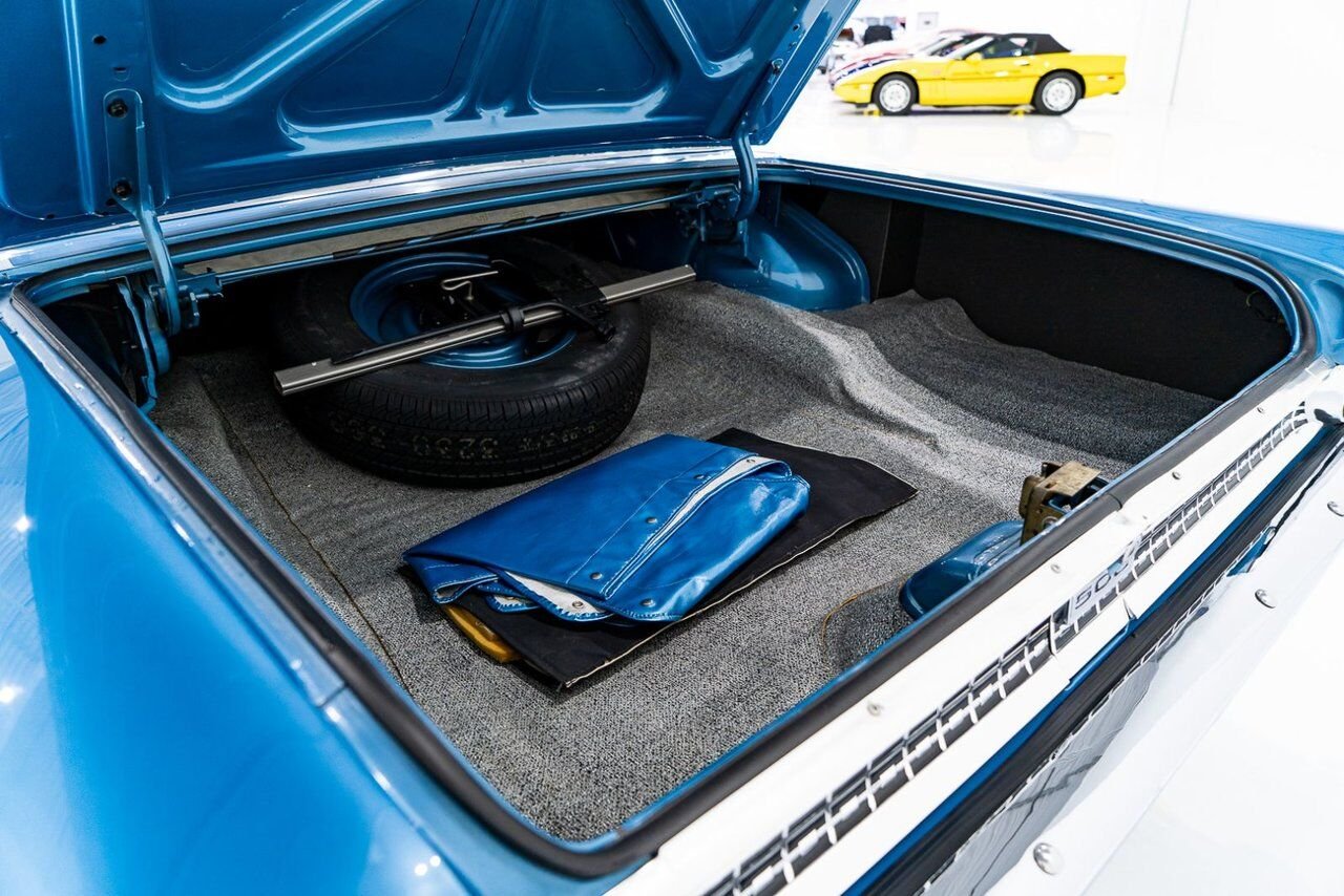 1963 Ford Galaxie 500 *PRIX EN USD* 406 Cu In TriPower 4-Speed Convertible Blue Montreal - photo #56