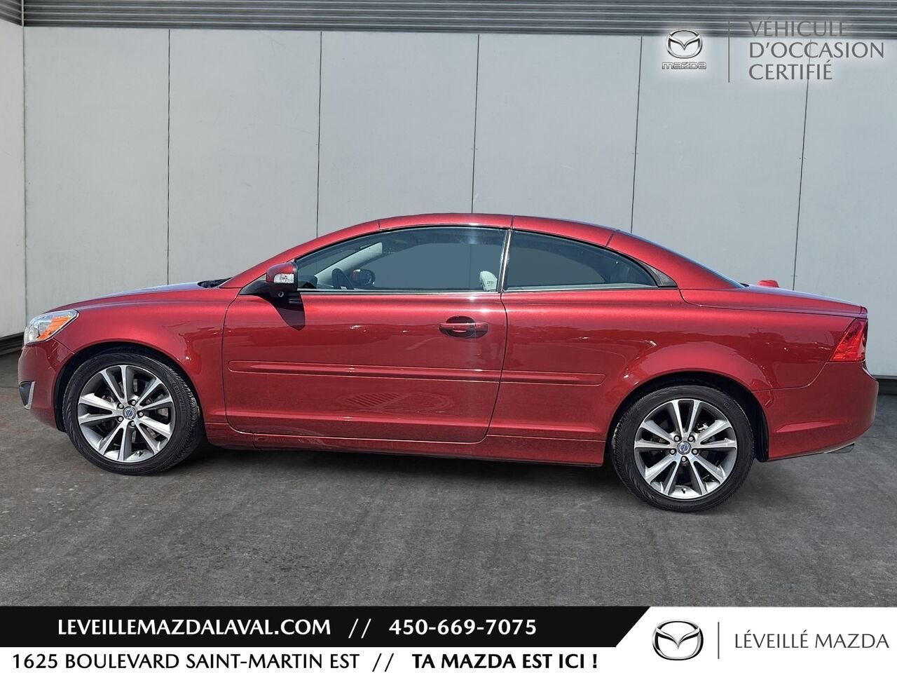 2012 Volvo C70 Décapotable 2 portes T5 Red Laval - photo #7