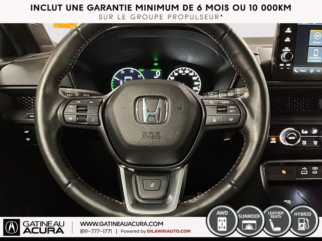 Honda CR-V hybride EX-L Traction Intégrale 2024 Bleu Gatineau - photo #10
