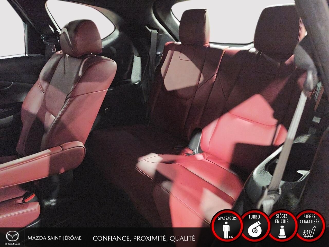2022 Mazda CX-9 Édition Kuro | 1 PROPRIÉTAIRE | JAMAIS ACCIDENTÉ | CUIR ROUGE | TOIT OUVRANT | AWD Grey Saint-Jérôme - photo #22