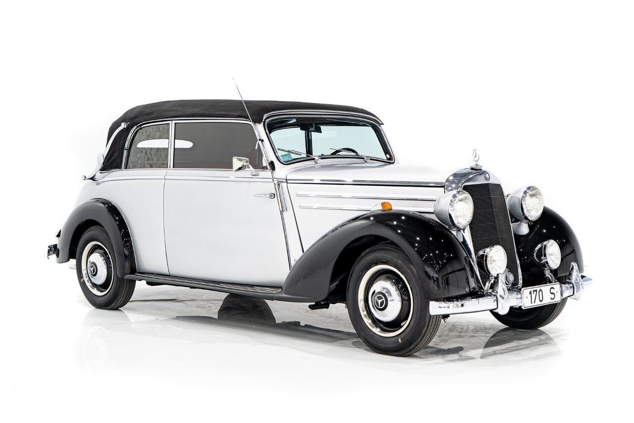 Mercedes-Benz 170S Cabriolet B Wonderfully Presented Old Restoration 1950 Gris Montréal - photo #40