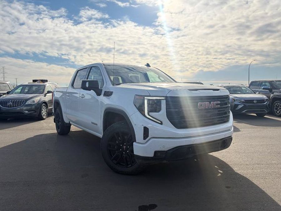 2024 GMC Sierra 1500 Elevation Premium 5.3L | Heated Leather Bucket Seats White