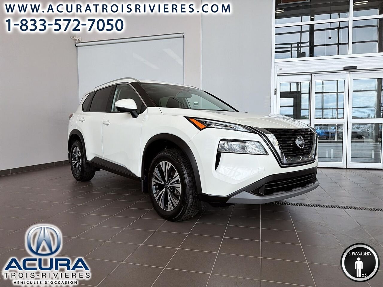 2023 Nissan Rogue SV AWD White Trois-Rivières - photo #2