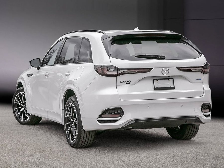 Mazda CX-70 hybride rechargeable GT 2026 Blanc rhodium métallisé