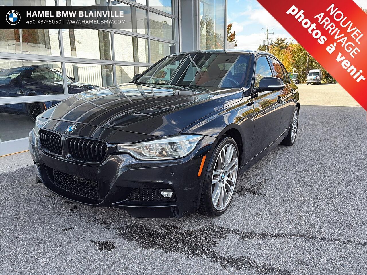 Black 2018 BMW 3 Series Sedan All-Wheel Drive Automatic