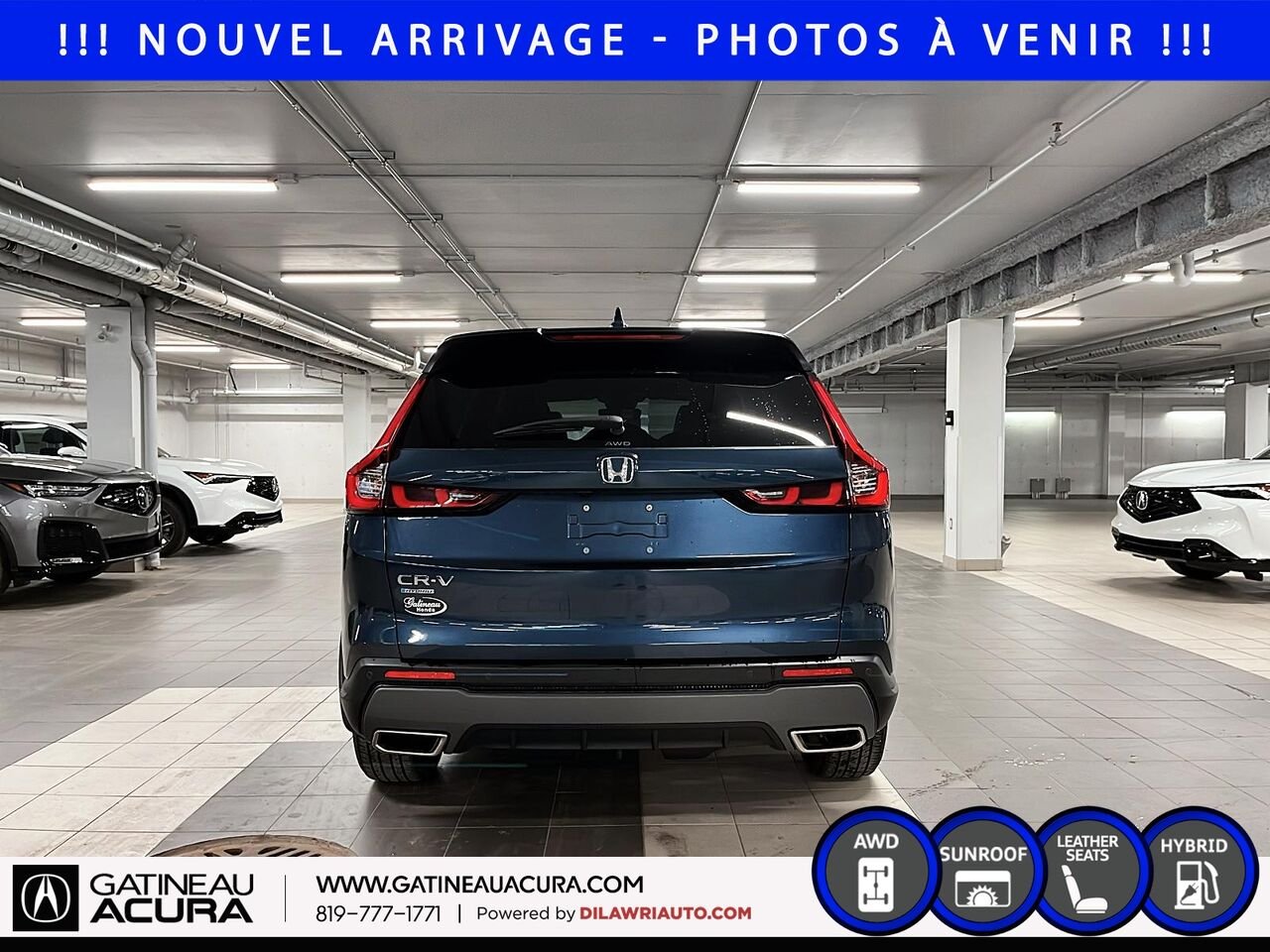 Honda CR-V hybride EX-L Traction Intégrale 2024 Bleu Ottawa & Gatineau - photo #5