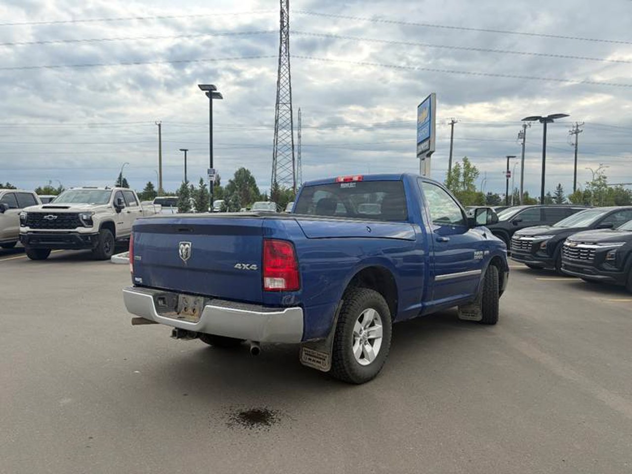 2014 Ram 1500 4WD Reg Cab 120.5 SLT Blue Sherwood Park - photo #4