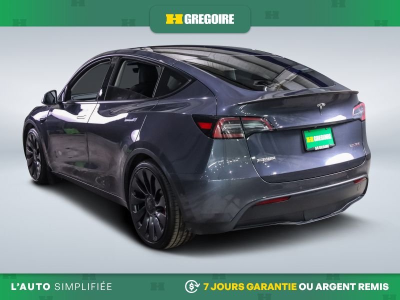 Tesla Model Y 823129 | Performance AWD AUTO A/C MAGS CUIR TOIT NAV CAM RE 2023 Gris Laval - photo #4