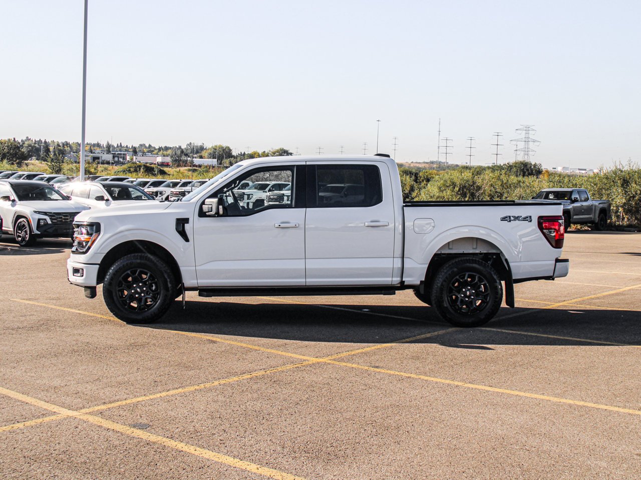 2025 Ford F-150 XLT 4WD SuperCrew 5.5' Box White Sherwood Park - photo #4