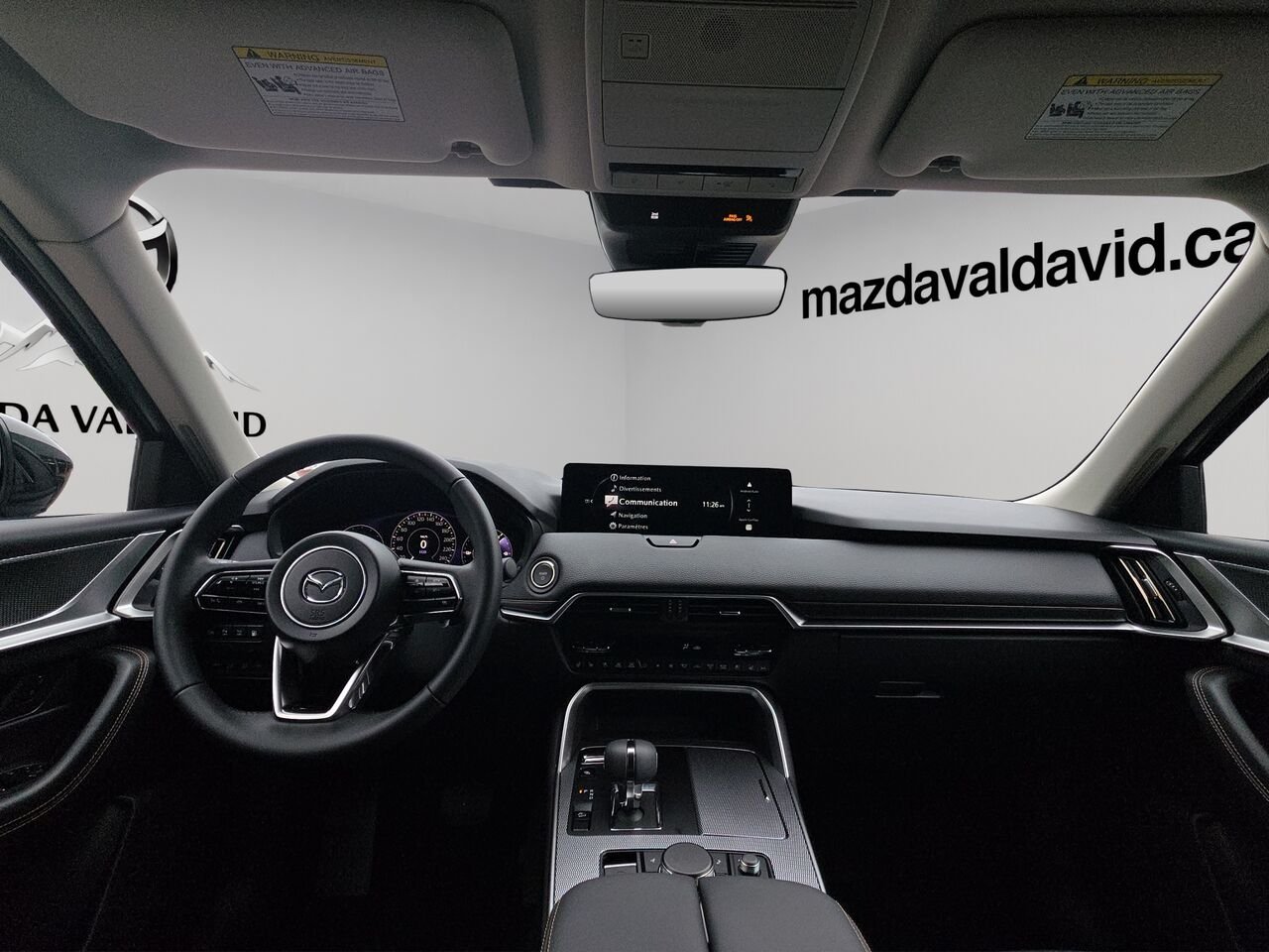 Mazda CX-70 hybride rechargeable GS-L SC TI 2026 Noir de jais mica Val-David - photo #18