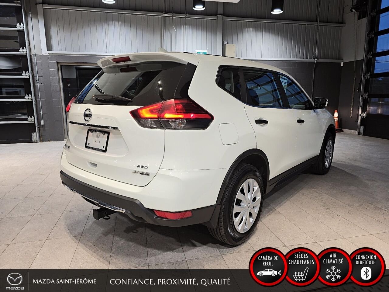 2017 Nissan Rogue AWD | 99 533 KM | CAMÉRA DE RECUL | GROUPE COMMODITÉ White Saint-Jérôme - photo #5
