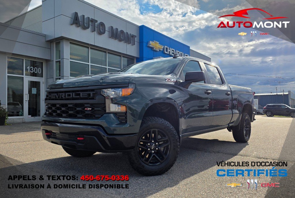 CHEVROLET Silverado 1500 Custom TrailBoss Z71 2025 Vert Mont-Laurier - photo #0