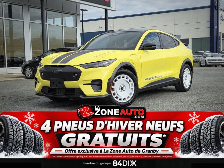 Ford Mustang Mach-E GT Rally VERSION RALLY + SEULEMENT 15000 KILOMÈTRES 2024 Jaune